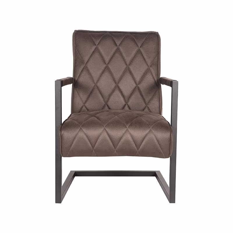 D-MAXX Fauteuil Denmark - Antraciet - Microfiber