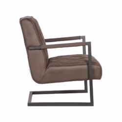 D-MAXX Fauteuil Denmark - Antraciet - Microfiber