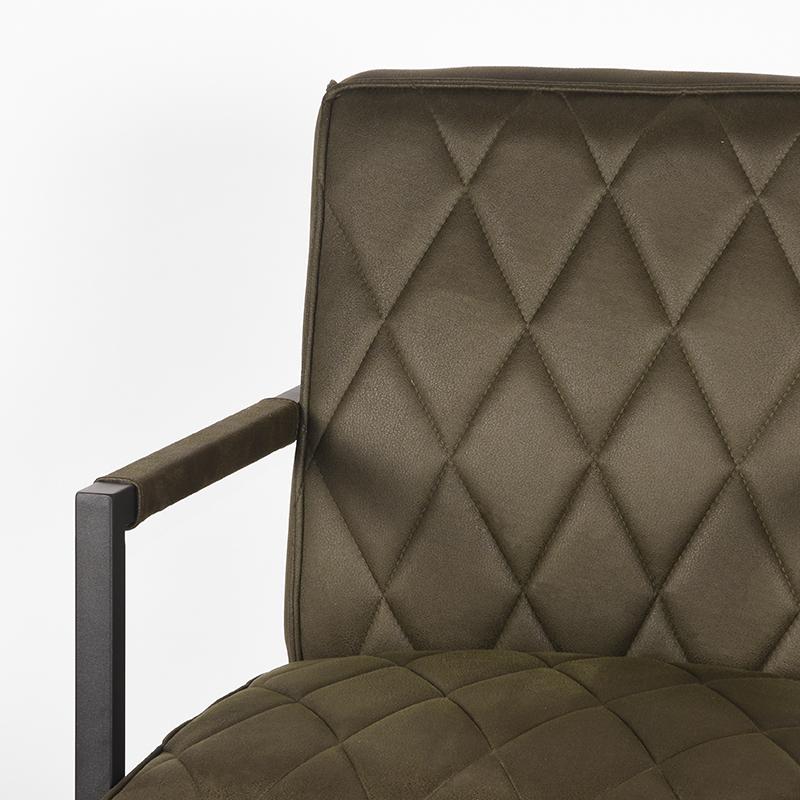 D-MAXX Fauteuil Denmark - Army green - Microfiber