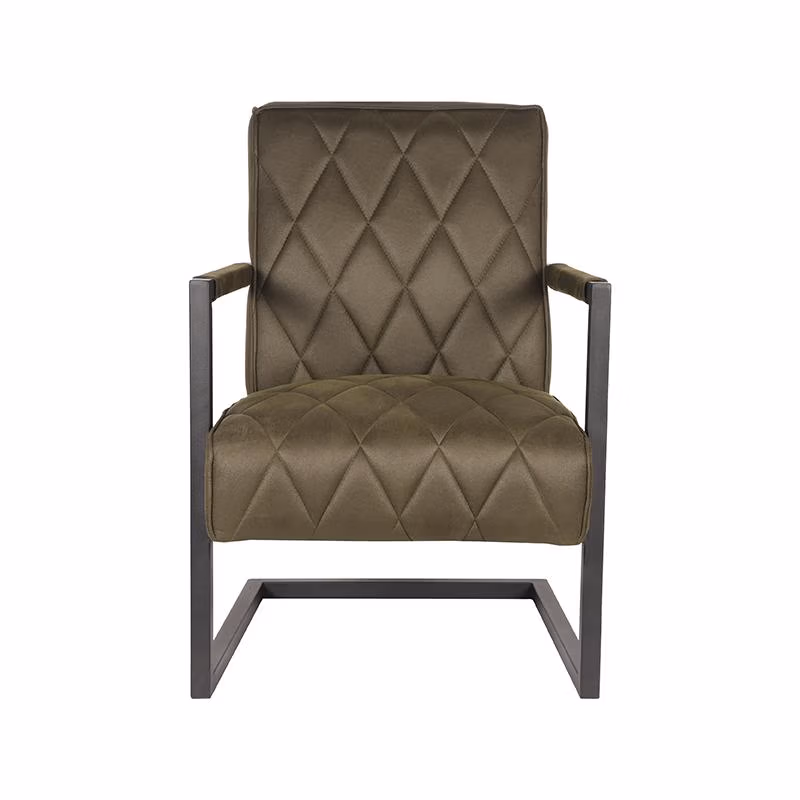 D-MAXX Fauteuil Denmark - Army green - Microfiber