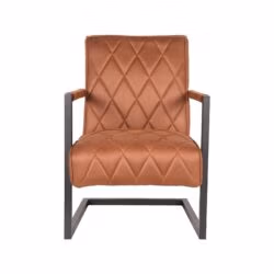 D-MAXX Fauteuil Denmark - Cognac - Microfiber
