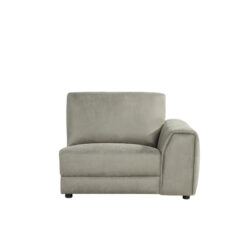 LABEL51 Bank Tivoli - Taupe - Micro Suede - 1,5-Zits Arm Rechts Voorstaand