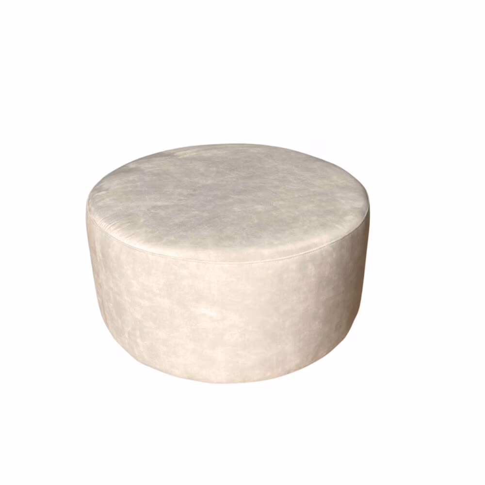 My Sofa Hocker | Rond | 80 cm | Adore 102 | Crème