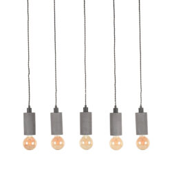 LABEL51 Hanglamp Fresco - Concrete - Beton - 5-Lichts