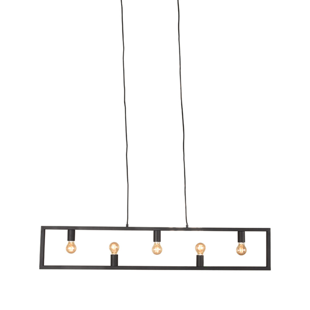 LABEL51 Hanglamp Quadrato - Zwart - Metaal - Hanglamp