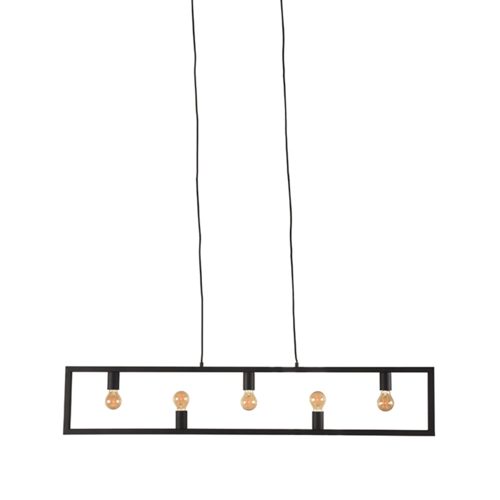 LABEL51 Hanglamp Quadrato - Zwart - Metaal - Hanglamp