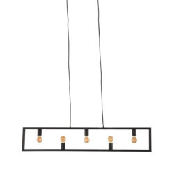 LABEL51 Hanglamp Quadrato - Zwart - Metaal - Hanglamp