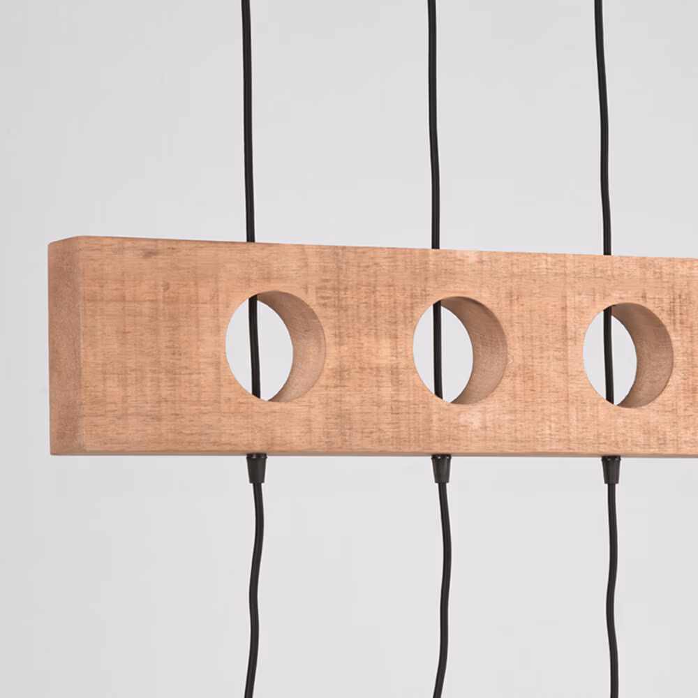 LABEL51 Hanglamp Timber - Zwart - Metaal