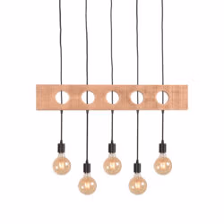 LABEL51 Hanglamp Timber - Zwart - Metaal