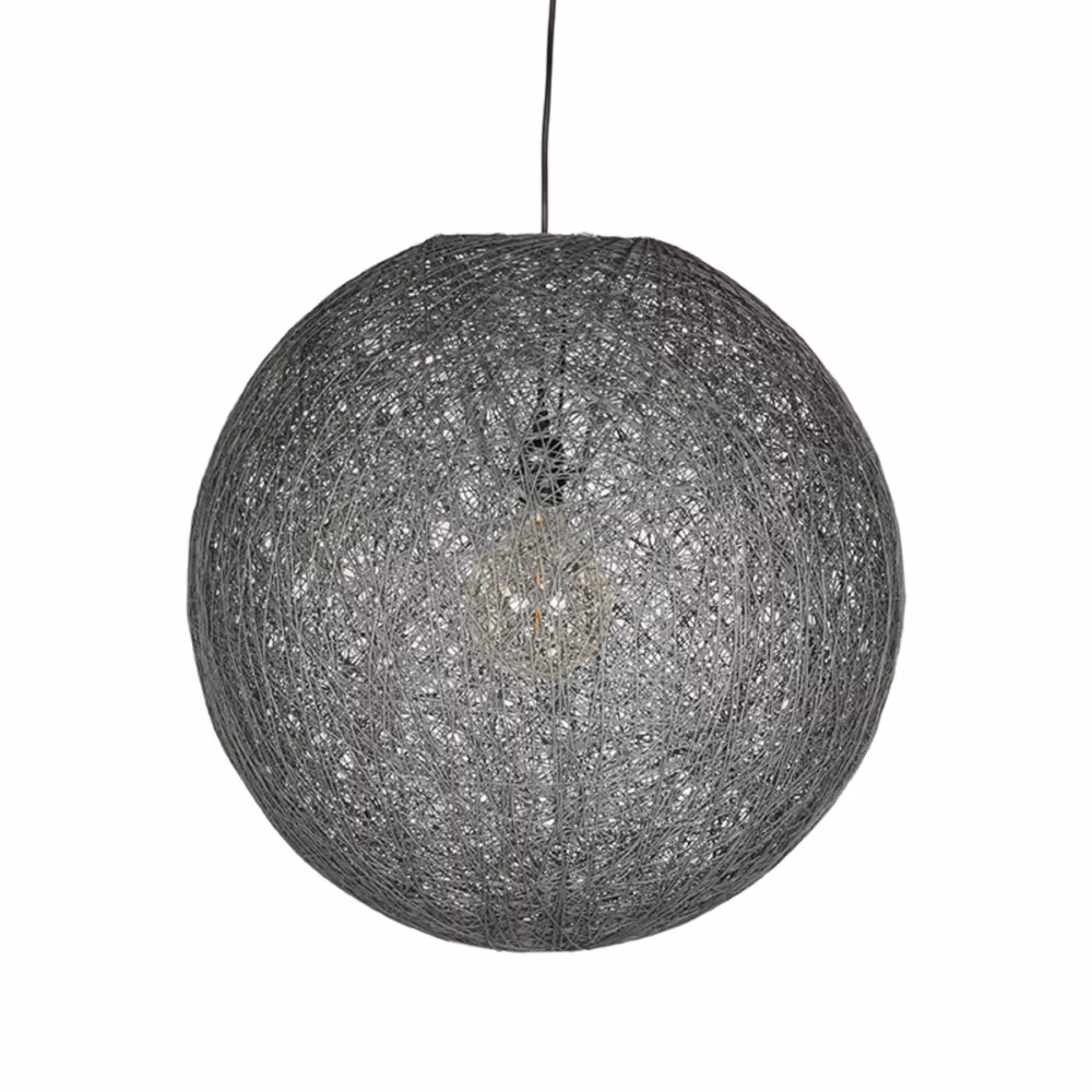 LABEL51 Hanglamp Twist - Grijs - Vlas - XL