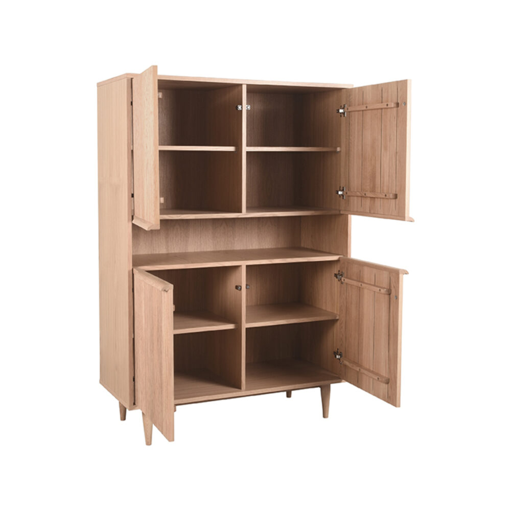 LABEL51 Bergkast Jule - Naturel - Eiken - Hoge Kast