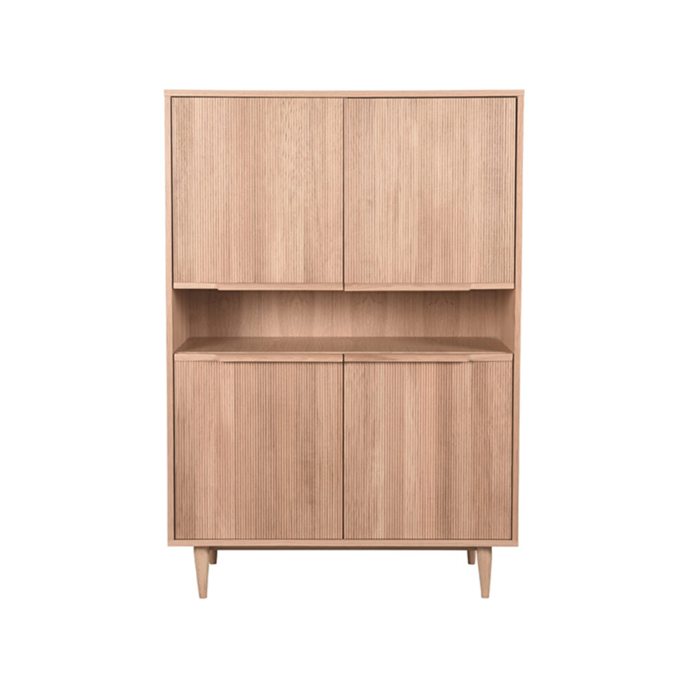 LABEL51 Bergkast Jule - Naturel - Eiken - Hoge Kast
