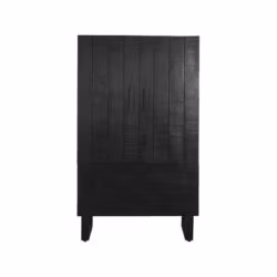 LABEL51 Bergkast Kast - Zwart - Mangohout - Hoge Kast