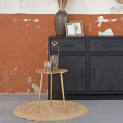 LABEL51 Dressoir Chili - Zwart - Mangohout - Dressoir