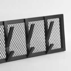 LABEL51 Kapstok Gruff - Zwart - Metaal - L