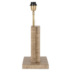 Gouden lampvoet met marmeren basis, modern en elegant design voor interieurdecoratie. Perfect voor sfeervolle verlichting in woonkamer, slaapkamer of hal. Tijdloze mix van luxe en natuursteen.