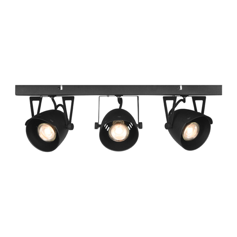 LABEL51 Spot Cap led - Zwart - Metaal - 3-Lichts
