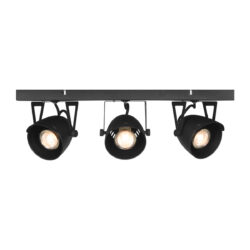 LABEL51 Spot Cap led - Zwart - Metaal - 3-Lichts