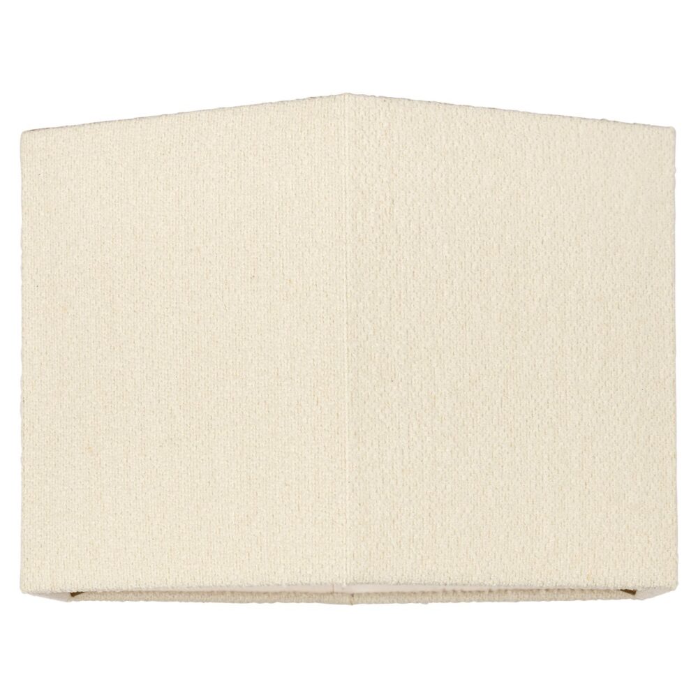 Lampenkap Soho white hexagonal medium