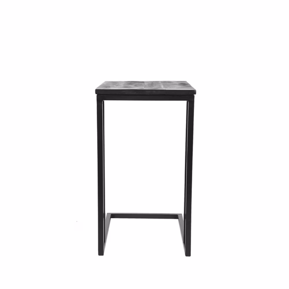 LABEL51 Bijzettafel Move - Zwart - Mangohout - One Size