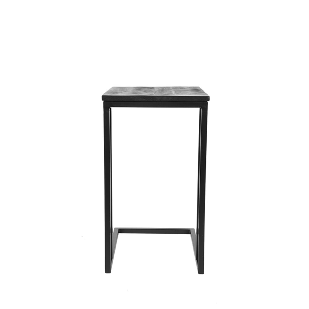 LABEL51 Bijzettafel Move - Zwart - Mangohout - One Size