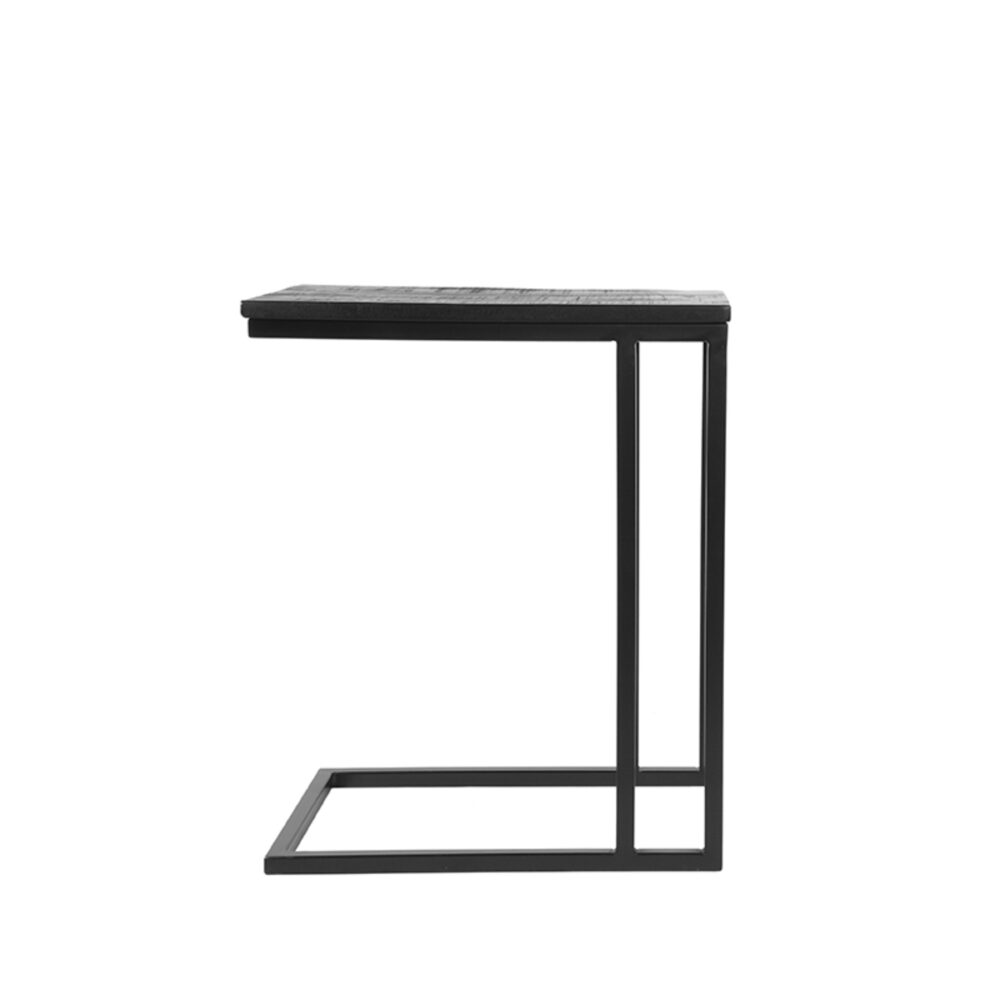 LABEL51 Bijzettafel Move - Zwart - Mangohout - One Size