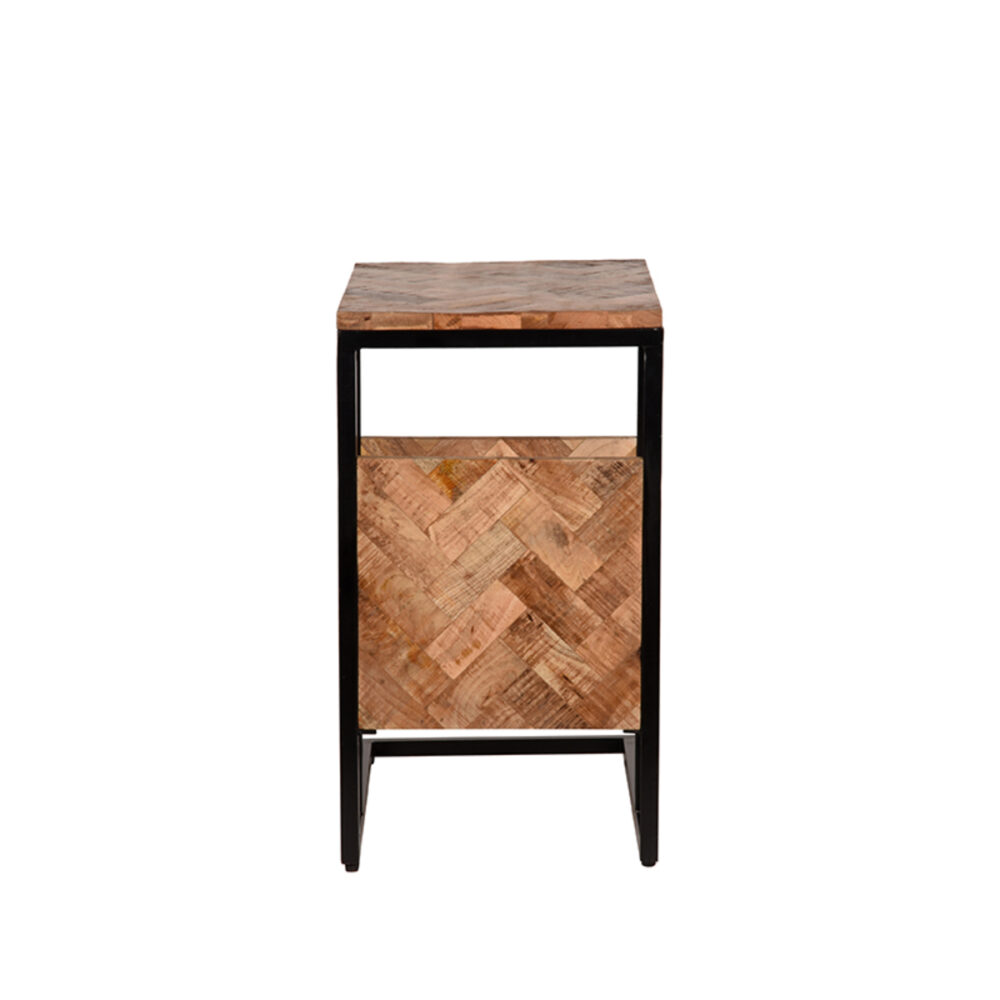 LABEL51 Bijzettafel Shift - Rough - Mangohout - One Size