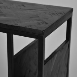 LABEL51 Bijzettafel Shift - Zwart - Mangohout - One Size
