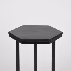 D-MAXX Bijzettafel Slide - Zwart - Mangohout