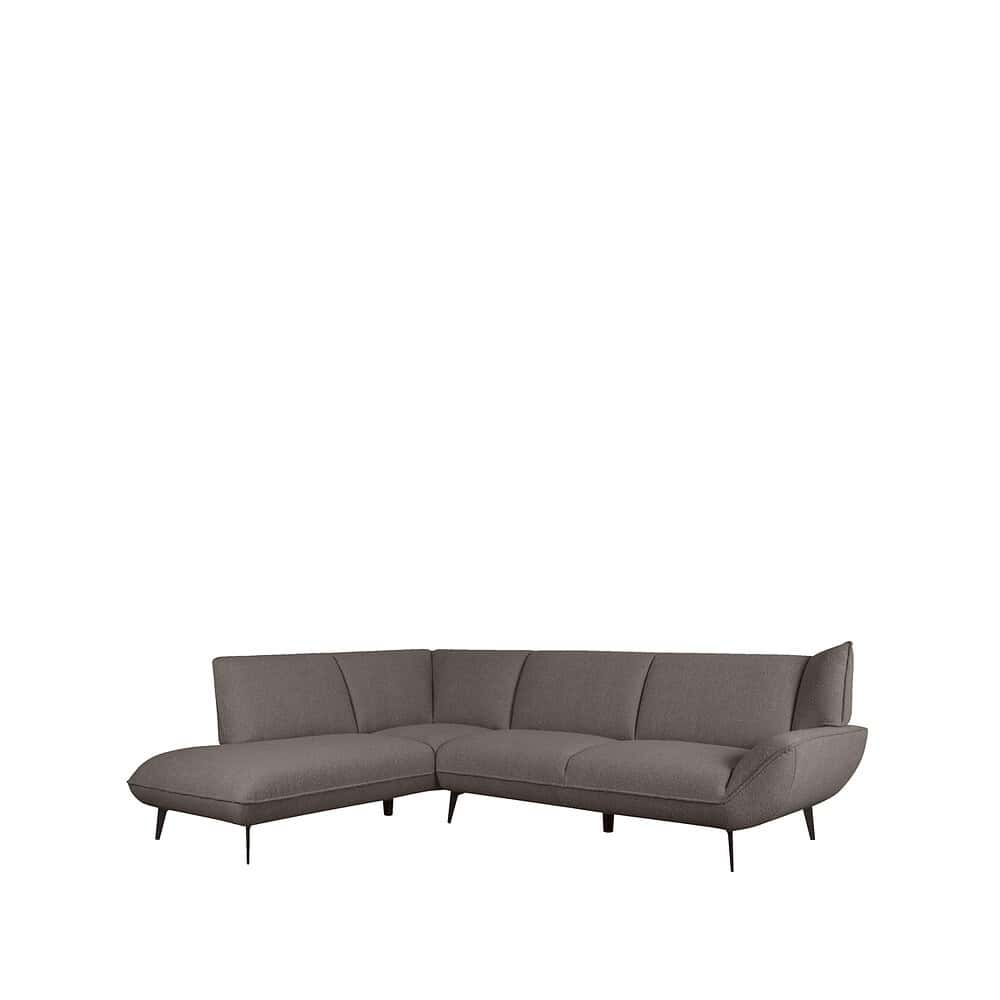 Elegante hoekbank van Mokana Meubelen in modern stijl, ideaal voor stijlvolle woonkamerinterieurs. Gemaakt van kwalitatief hoogwaardig materiaal met comfortabele zitkussens. Perfect voor gezellige zithoeken.