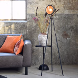 LABEL51 Vloerlamp Tuk-Tuk - Burned Steel - Metaal