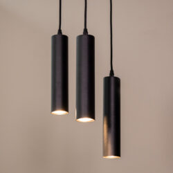 LABEL51 Hanglamp Ferroli - Zwart - Metaal - 3-lichts