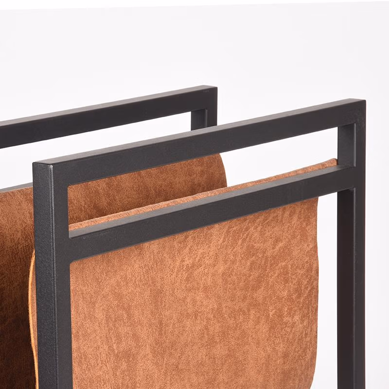 LABEL51 Magazinehouder - Cognac - Leder - One Size