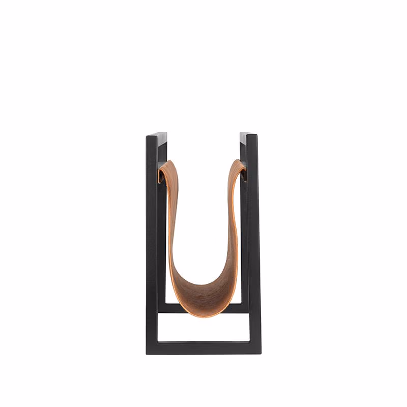 LABEL51 Magazinehouder - Cognac - Leder - One Size