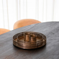 LABEL51 Dienbladen - Antiek goud - Metaal - One Size