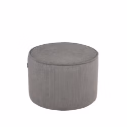 LABEL51 Poef Tibo - Donkergrijs - Ribcord - One Size