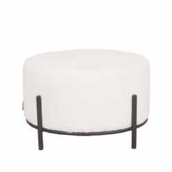 LABEL51 Poef Troy - Ivory - Boucle - XL