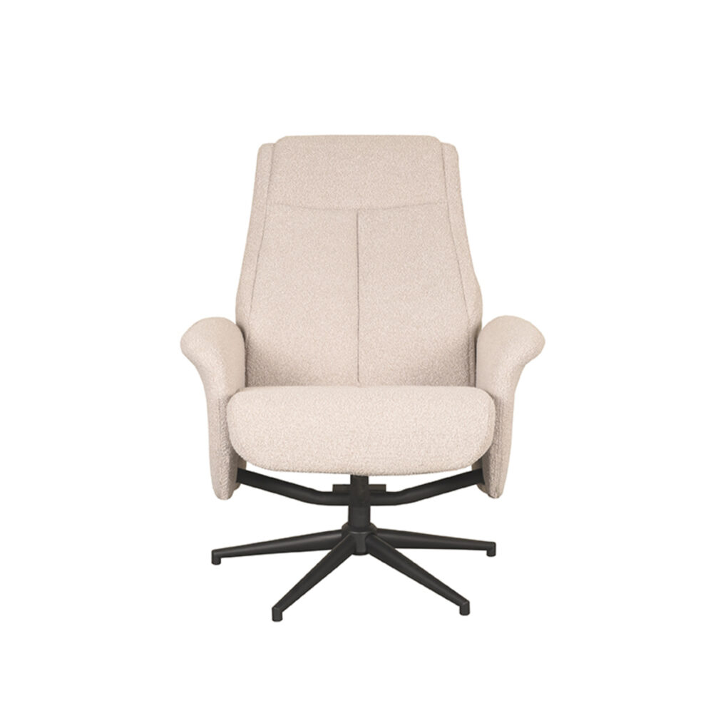 LABEL51 Fauteuil Bergen - Naturel - Boucle - Excl. Hocker