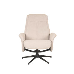 LABEL51 Fauteuil Bergen - Naturel - Boucle - Excl. Hocker