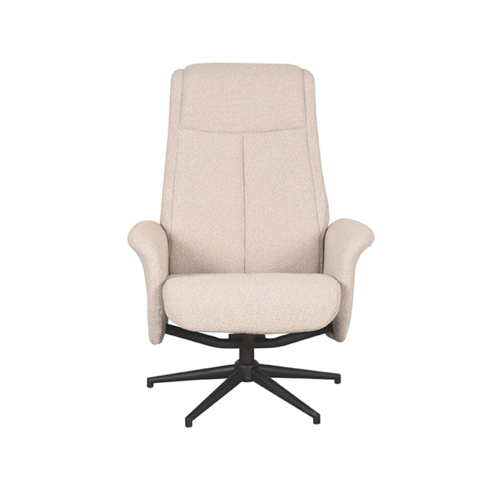 LABEL51 Fauteuil Bergen - Naturel - Boucle - Excl. Hocker