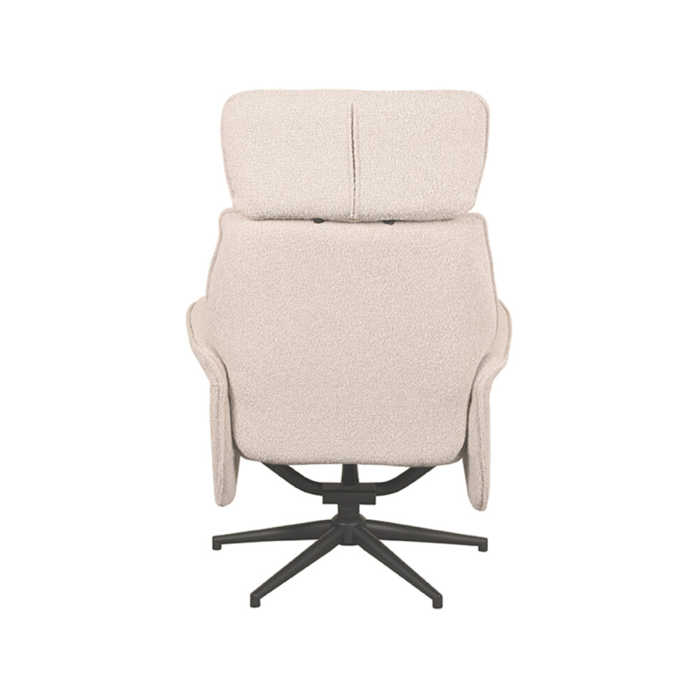 LABEL51 Fauteuil Verdal - Naturel - Boucle - Excl. Hocker