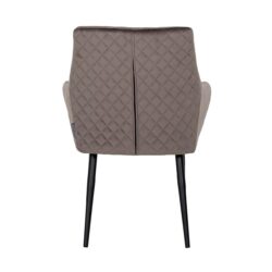 Eetkamerstoel Chrissy stone velvet (Set of 2)