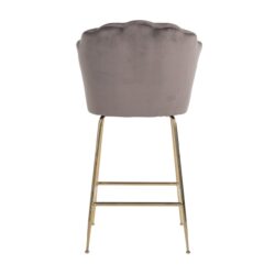 Barstoel Pippa stone velvet