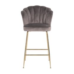 Barstoel Pippa stone velvet