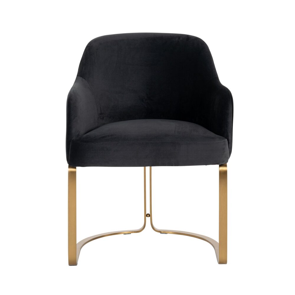 Eetkamerstoel Hadley quartz anthracite fire retardant