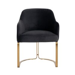 Eetkamerstoel Hadley quartz anthracite fire retardant
