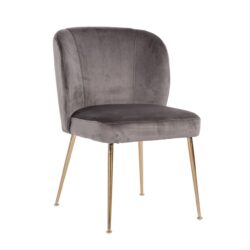 Eetkamerstoel Cannon stone velvet