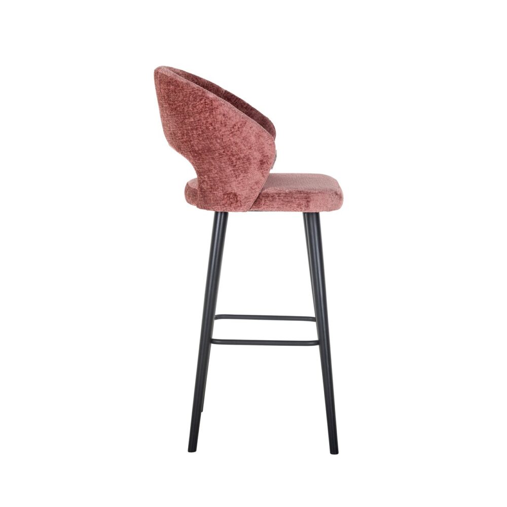 Barstoel Savoy rose chenille