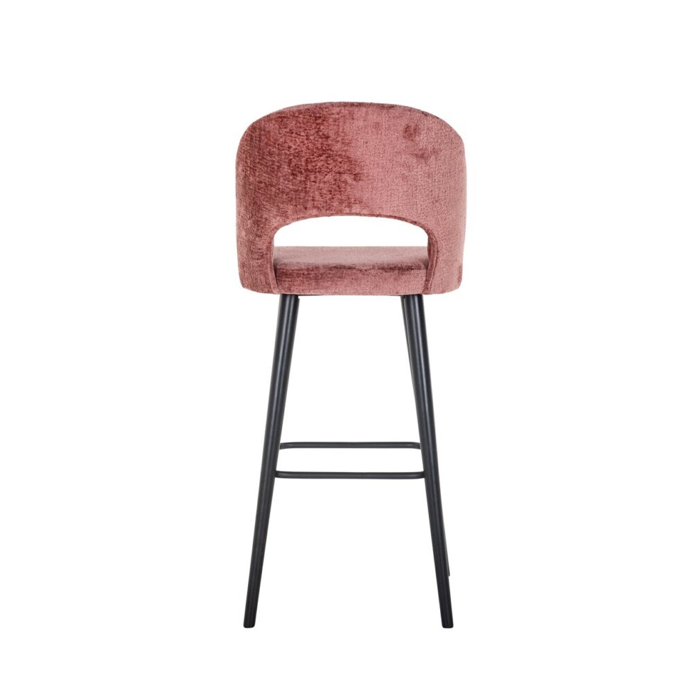 Barstoel Savoy rose chenille