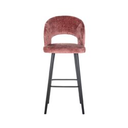 Barstoel Savoy rose chenille